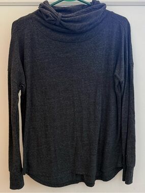 Prana Cowl Neck Long Sleeve Top Sz S